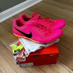 NIB - Nike Zoom Rival Multi Track Spikes - Pink Orange Black - Men’s Size 14